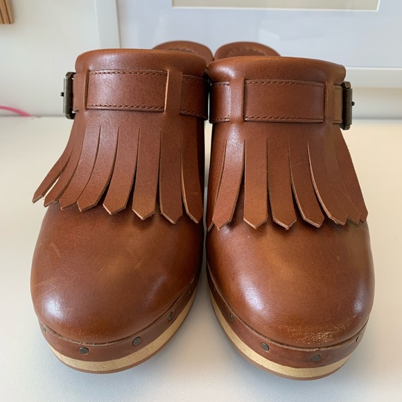 Madewell Kiltie Clogs, Size 8 - Picture 2 of 6